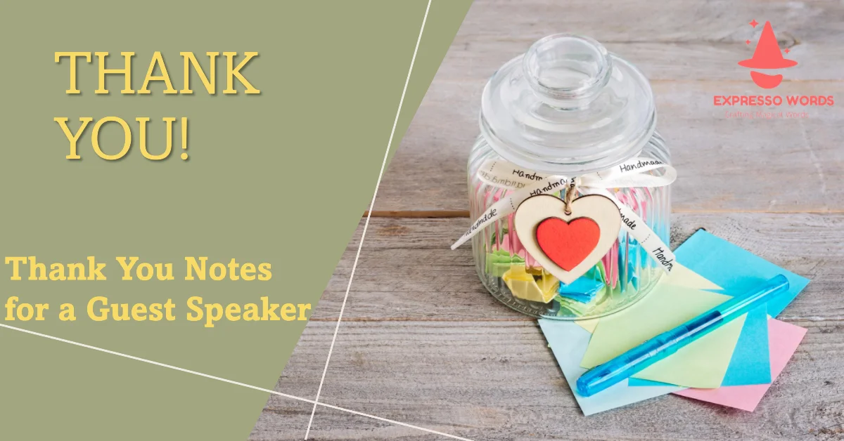 How to Write the Perfect Thank You Note for a Guest Speaker