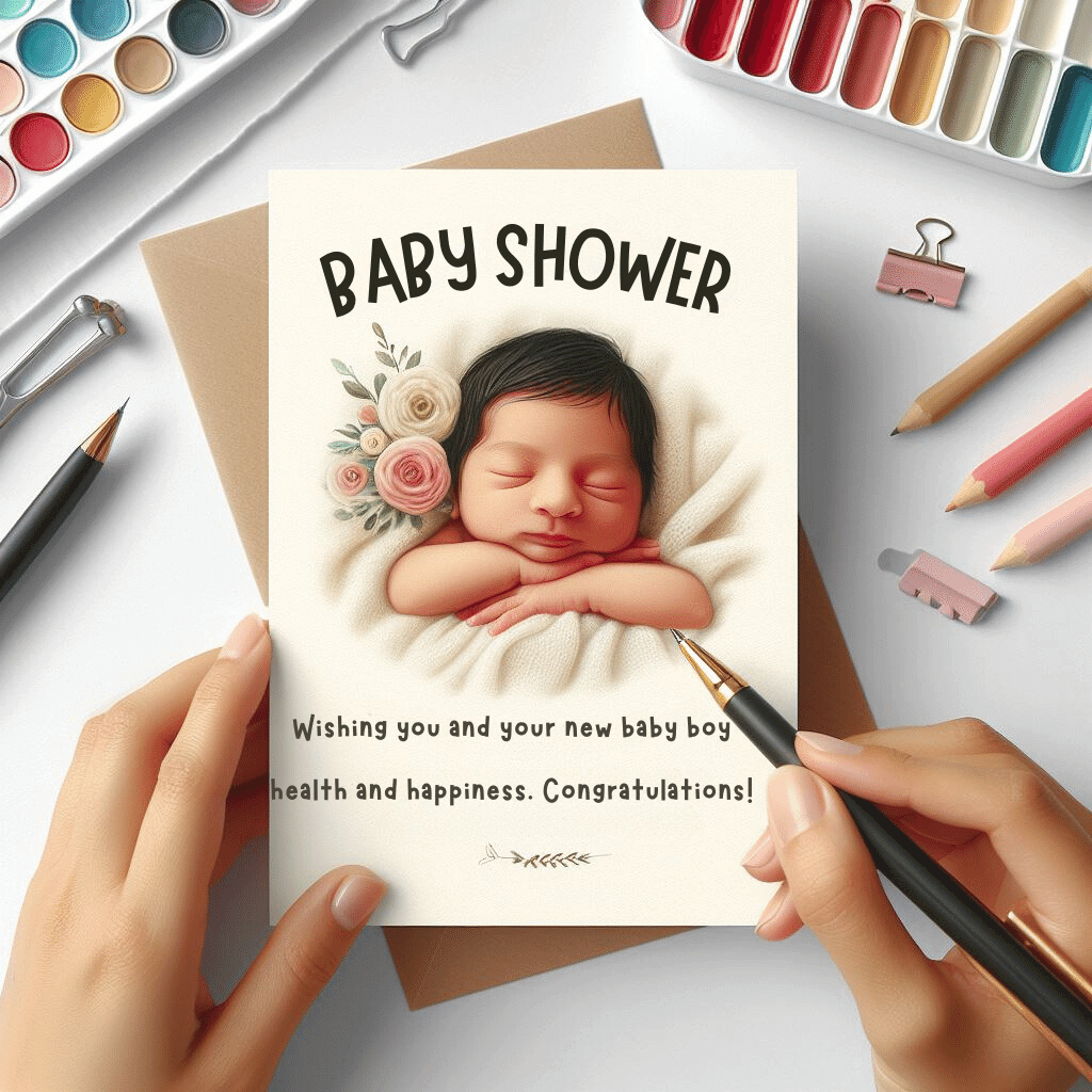 Baby Shower Card Messages for Coworkers or Acquaintances
